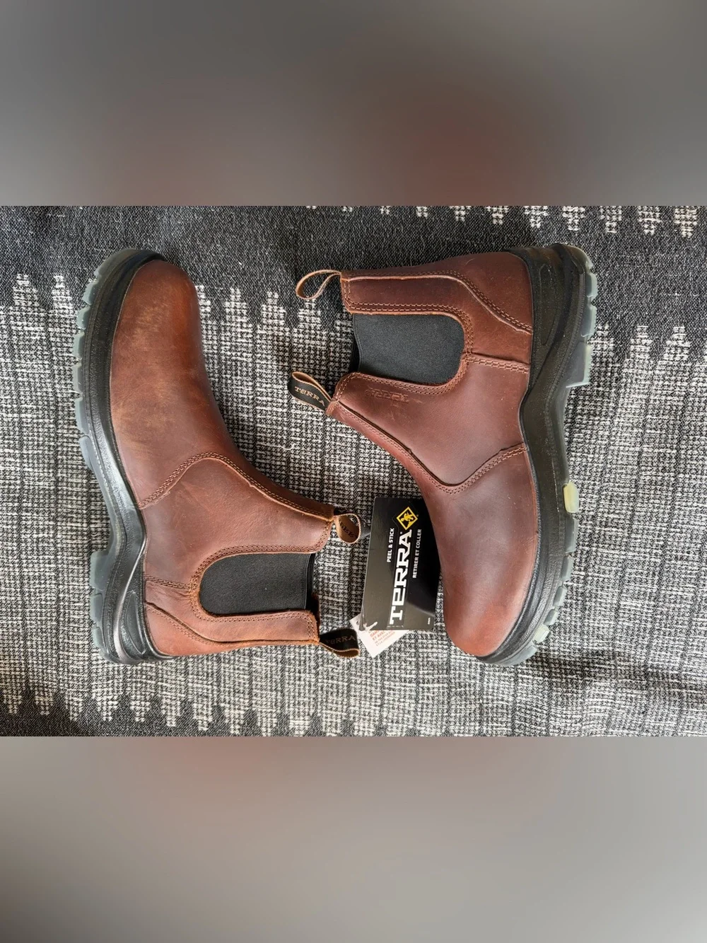 Terra Murphy Men's Brown Composite Safety Chelsea Boots